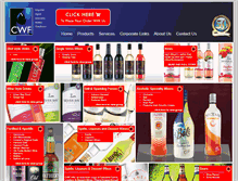 Tablet Screenshot of continental-wine.co.uk